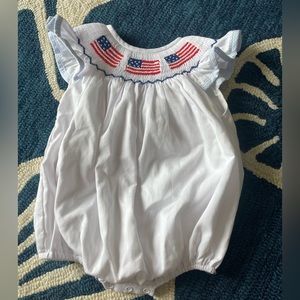 LNWO baby girl American flag bubble